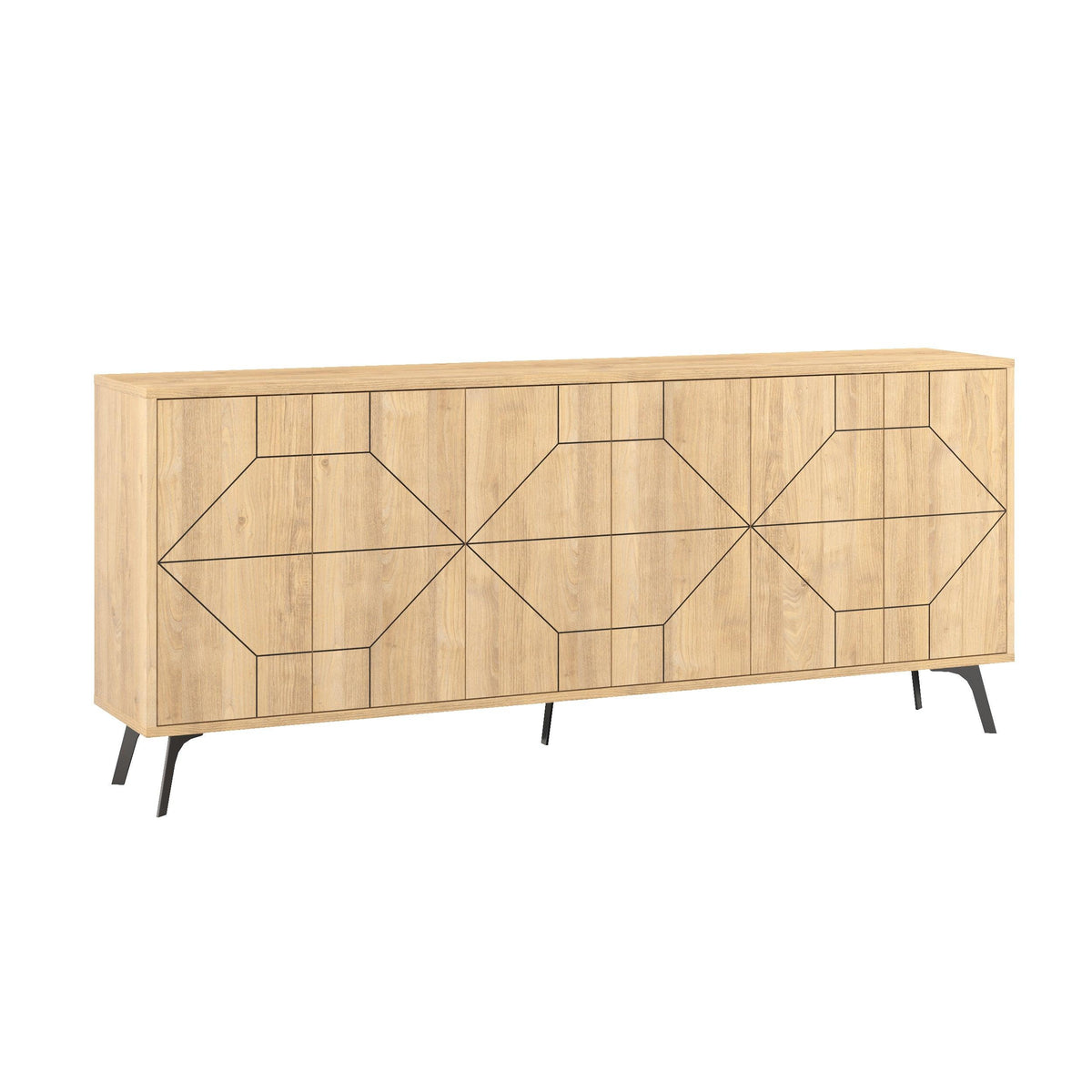 Decortieliving - Dune Console Sideboard Display Unit 183cm