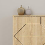 Decortieliving - Dune Console Sideboard Display Unit 183cm