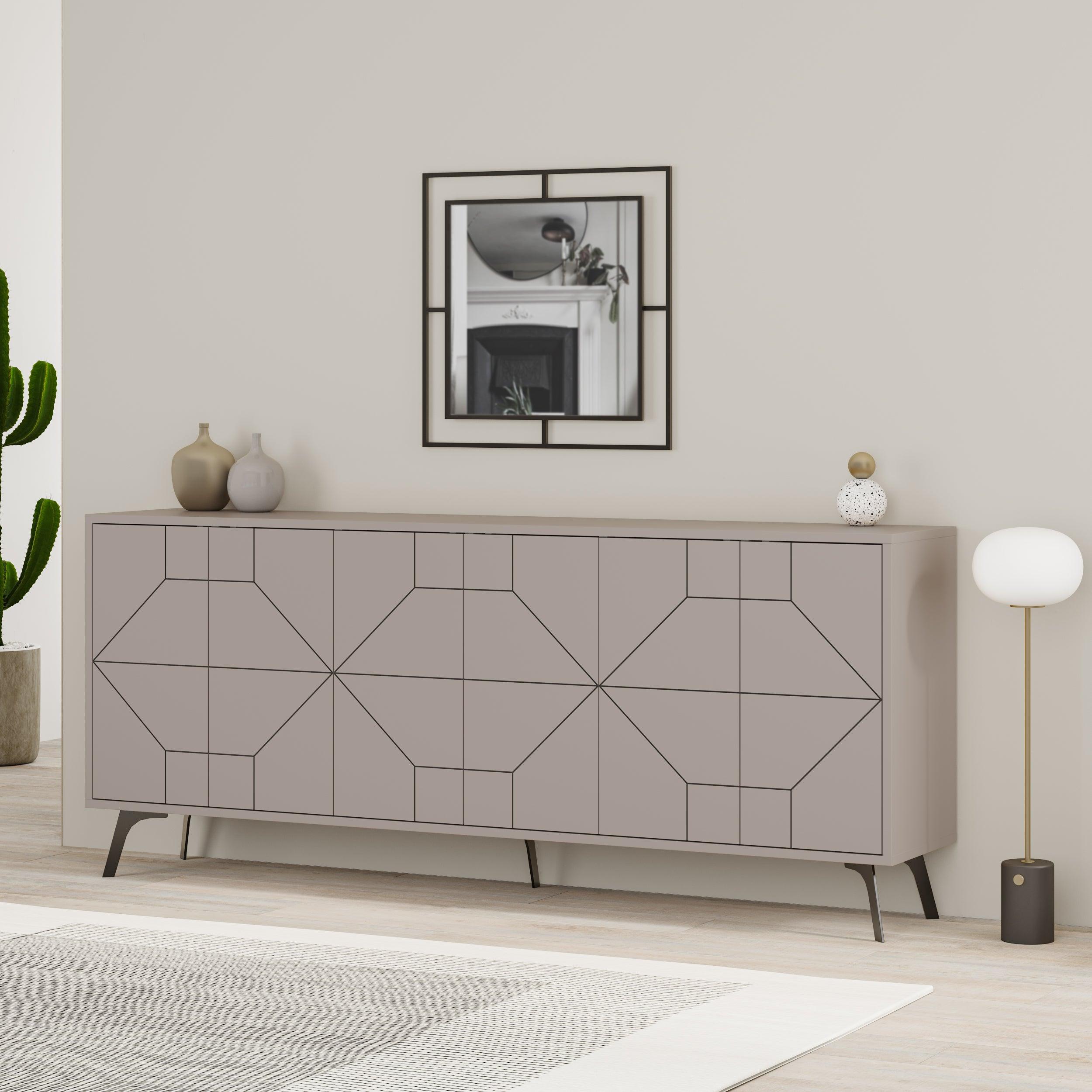 Decortieliving - Dune Console Sideboard Display Unit 183cm