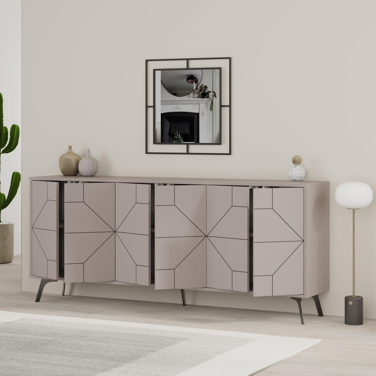 Decortieliving - Dune Console Sideboard Display Unit 183cm