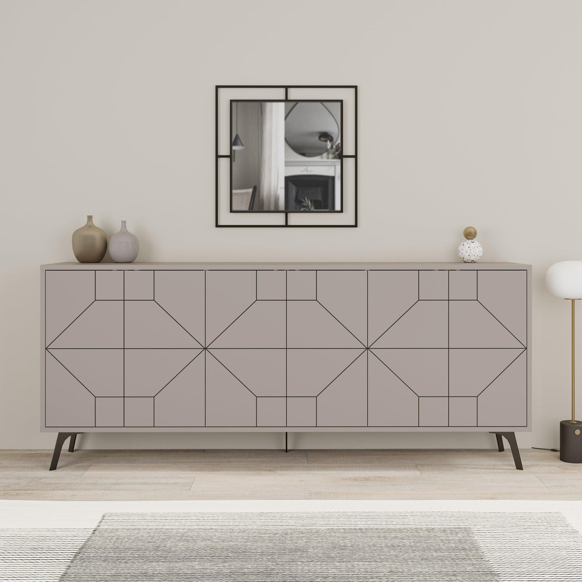Decortieliving - Dune Console Sideboard Display Unit 183cm