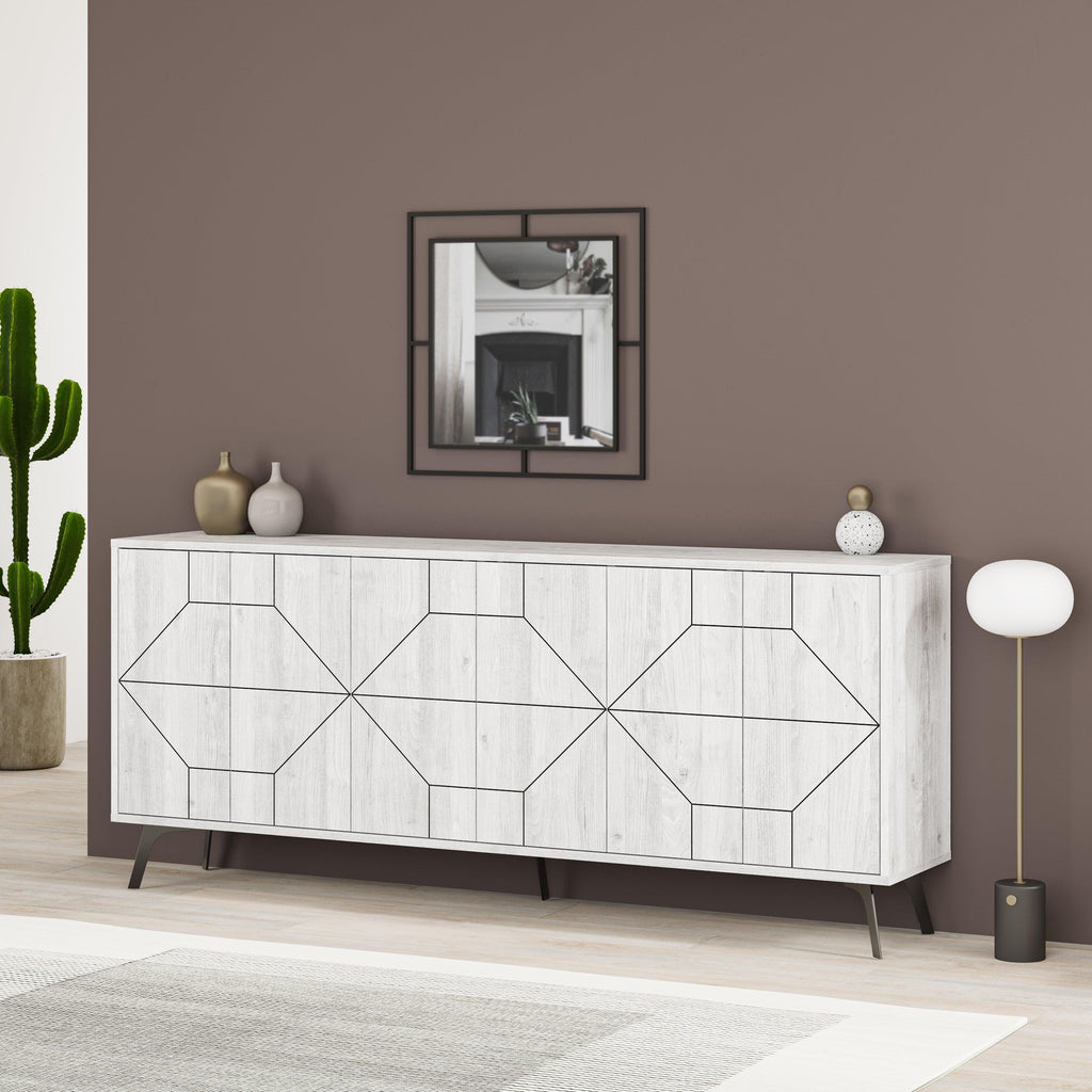 Decortieliving - Dune Console Sideboard Display Unit 183cm