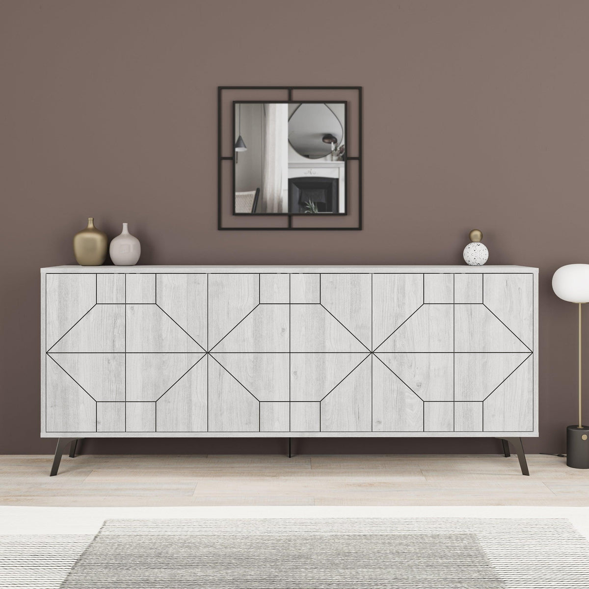Decortieliving - Dune Console Sideboard Display Unit 183cm