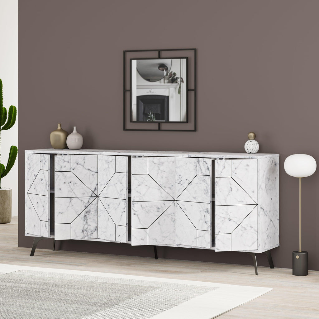 Decortieliving - Dune Console Sideboard Display Unit 183cm