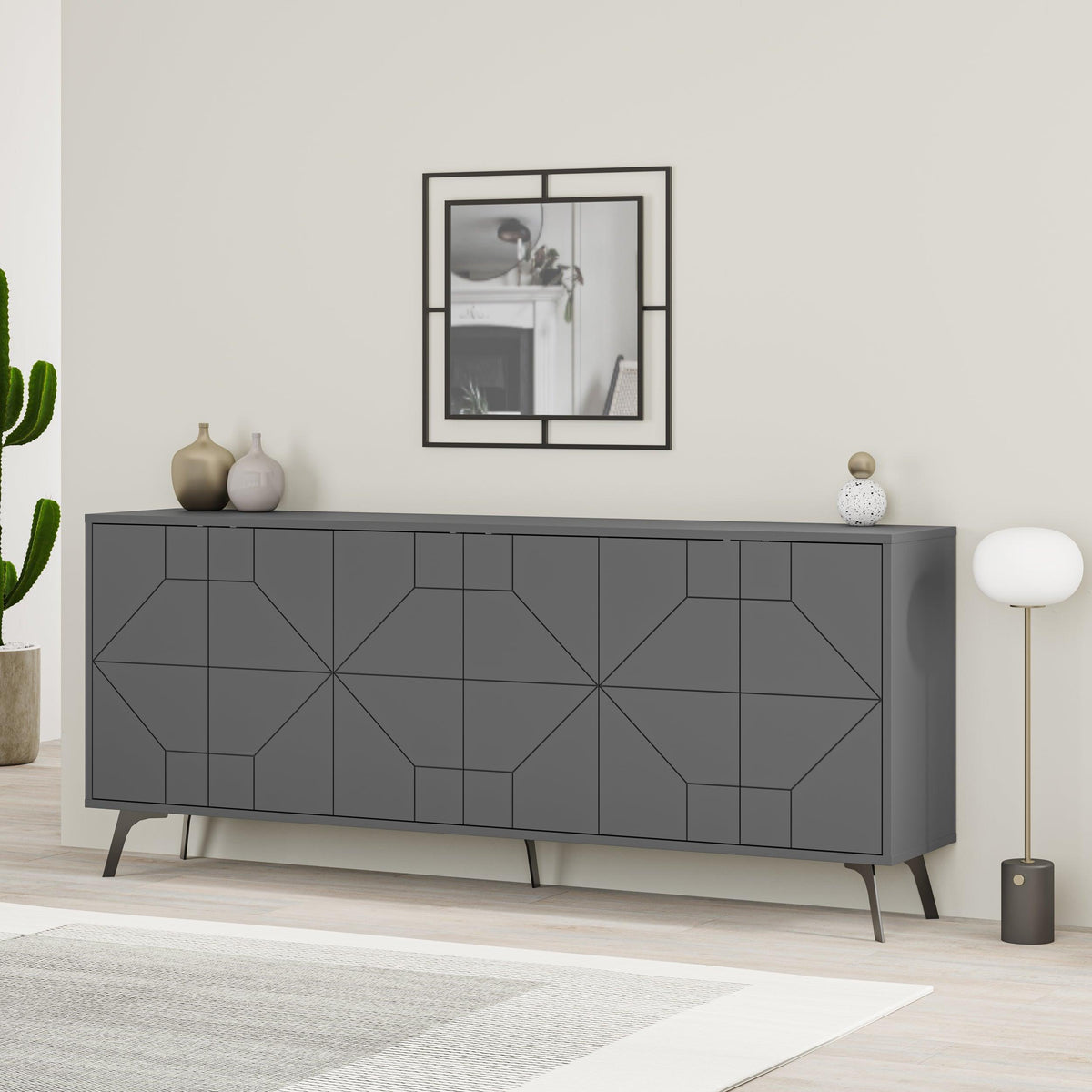 Decortieliving - Dune Console Sideboard Display Unit 183cm