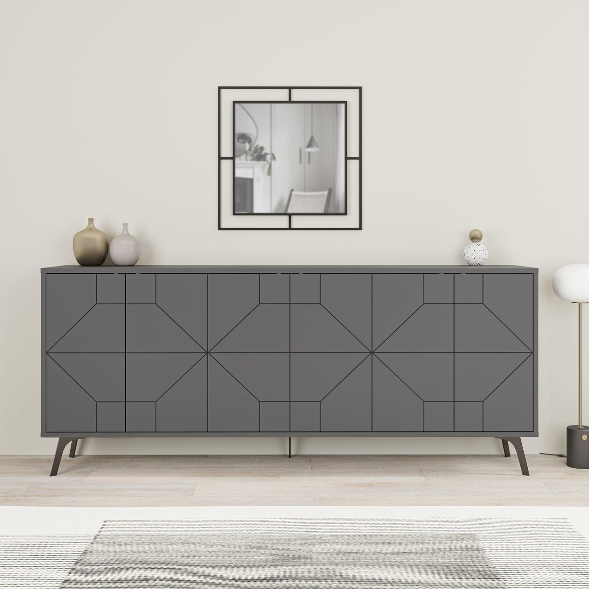 Decortieliving - Dune Console Sideboard Display Unit 183cm