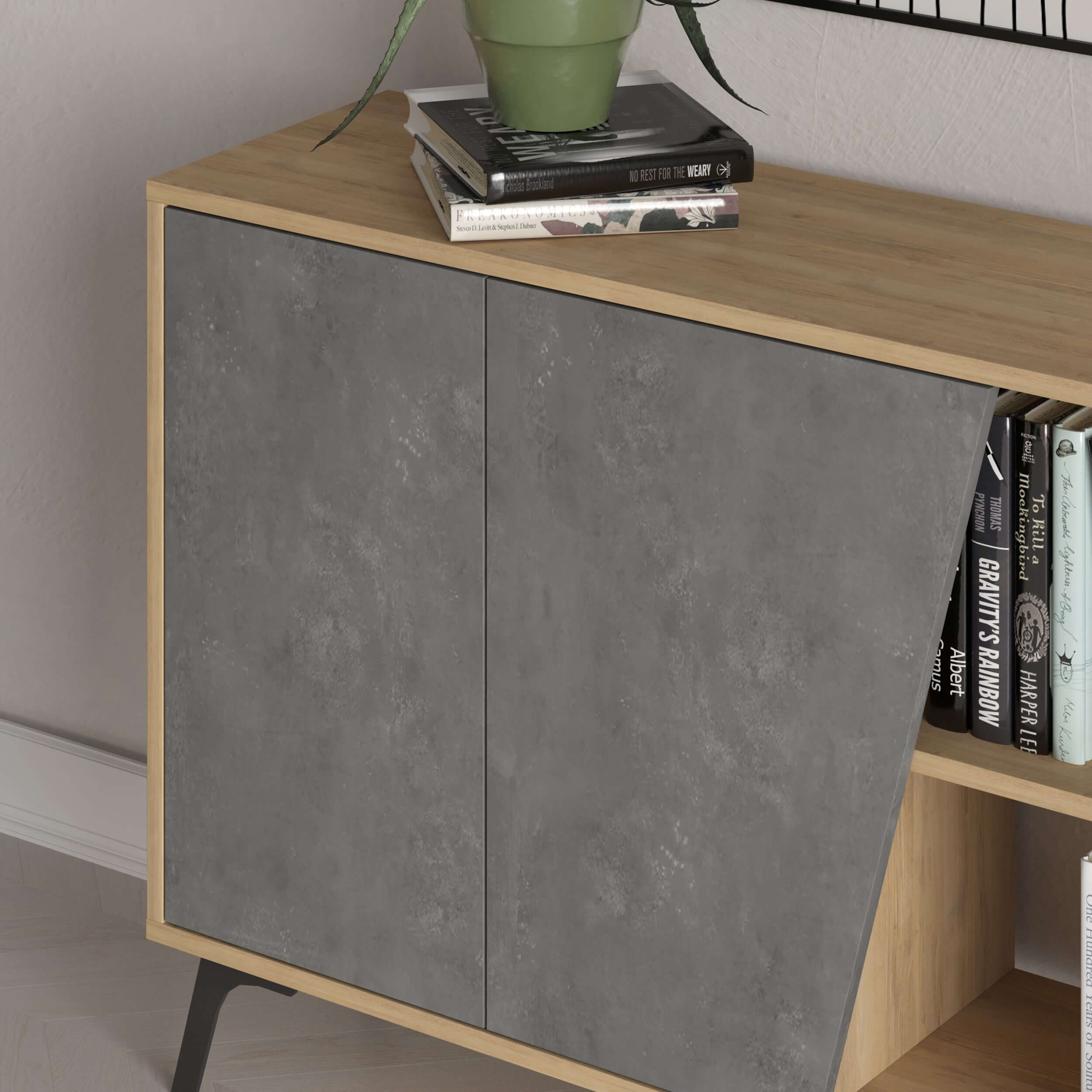 Decortieliving - Fiona Console Sideboard Display Unit 180