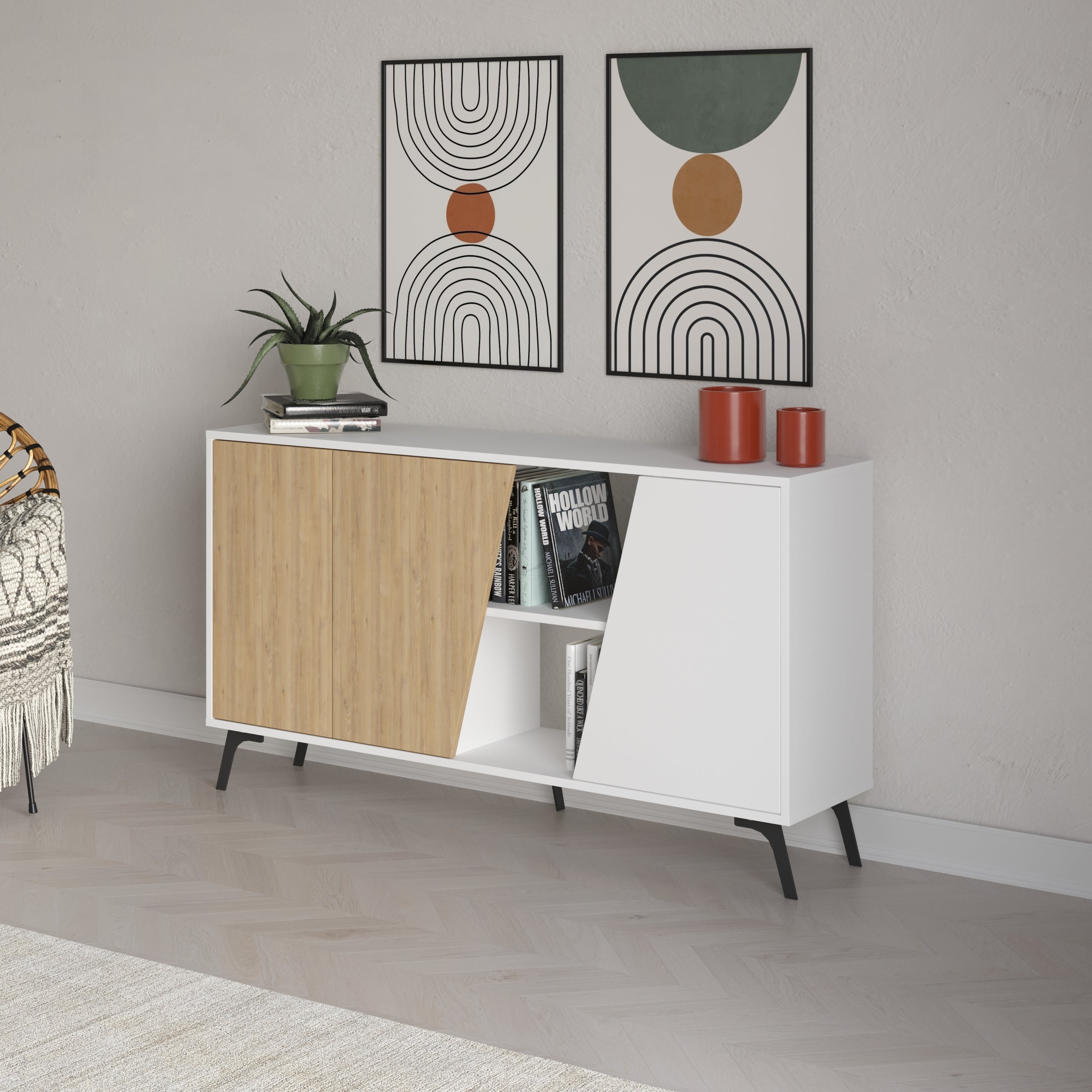 Decortieliving - Fiona Console Sideboard Display Unit 150