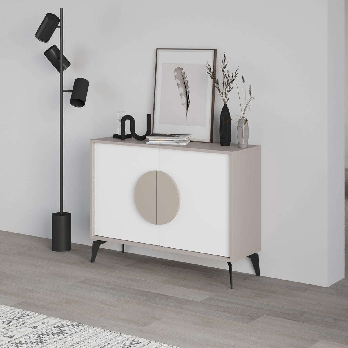 Decortieliving - Gora Console Sideboard Display Unit – 110 cm Modern Storage Cabinet