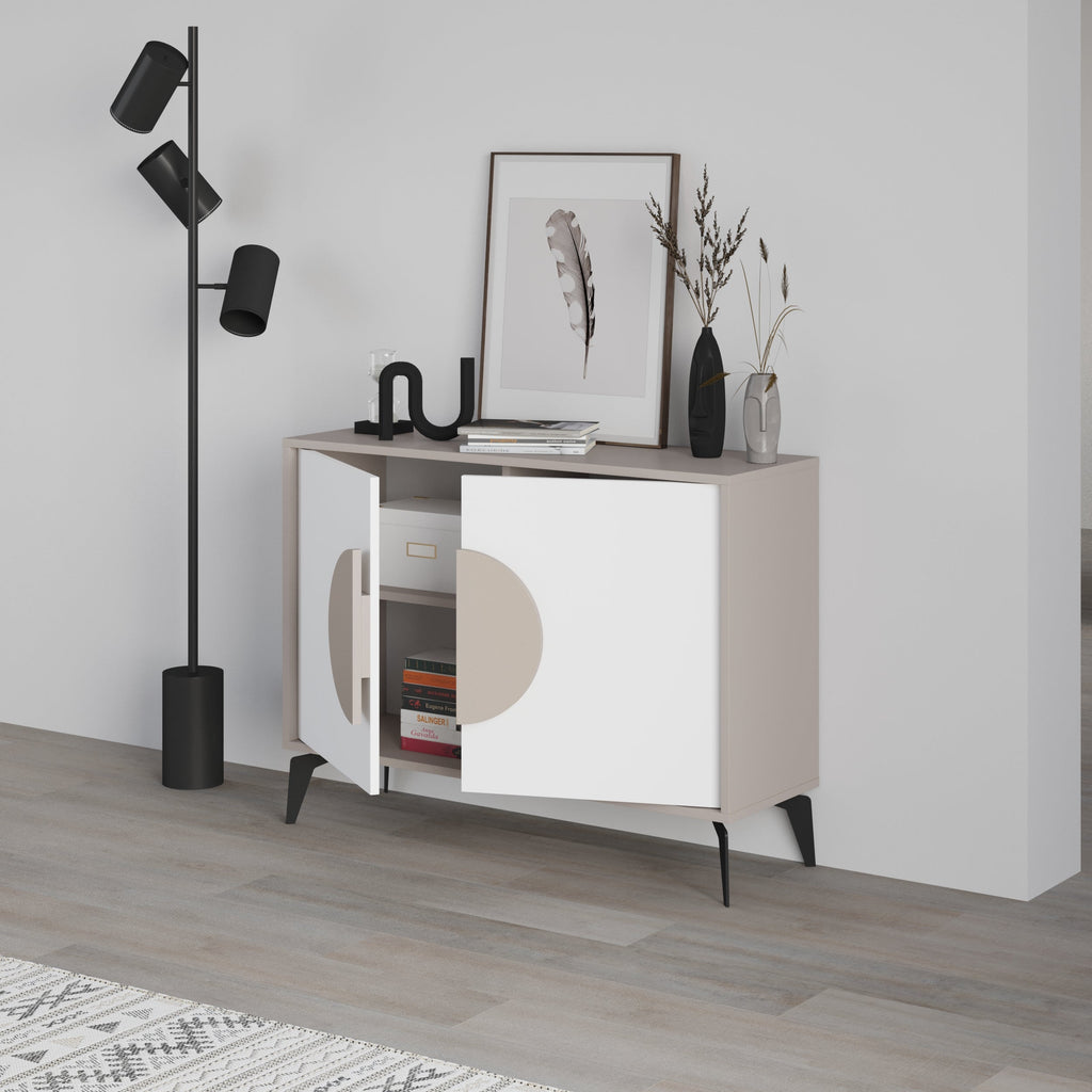 Decortieliving - Gora Console Sideboard Display Unit – 110 cm Modern Storage Cabinet
