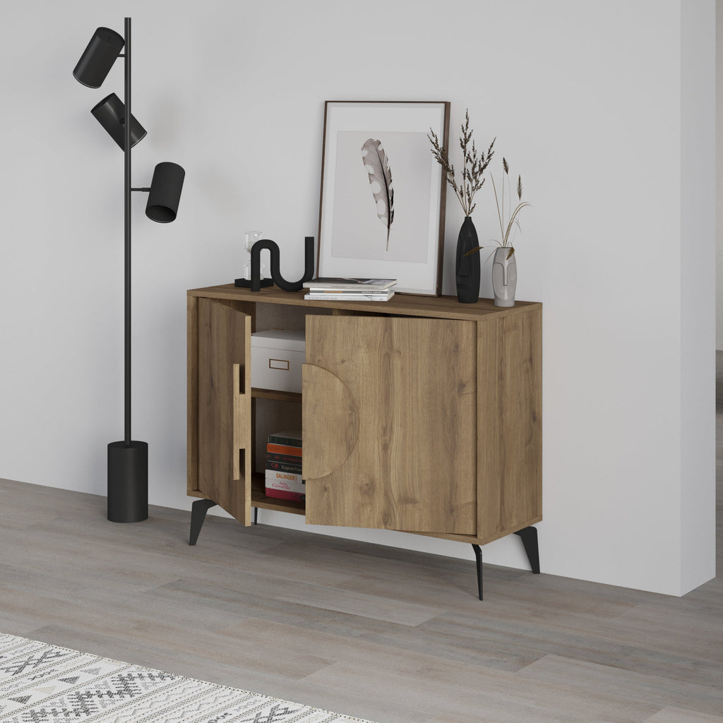 Decortieliving - Gora Console Sideboard Display Unit – 110 cm Modern Storage Cabinet