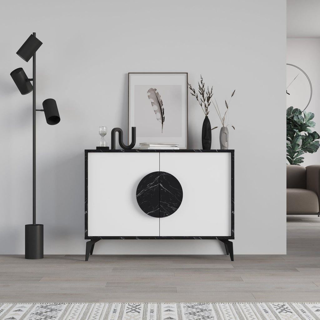Decortieliving - Gora Console Sideboard Display Unit – 110 cm Modern Storage Cabinet