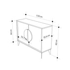 Decortieliving - Gora Console Sideboard Display Unit – 110 cm Modern Storage Cabinet