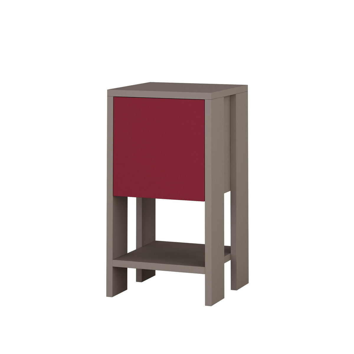 Decortieliving - Ema Modern Bedside Table Bedroom Furniture 30cm Width