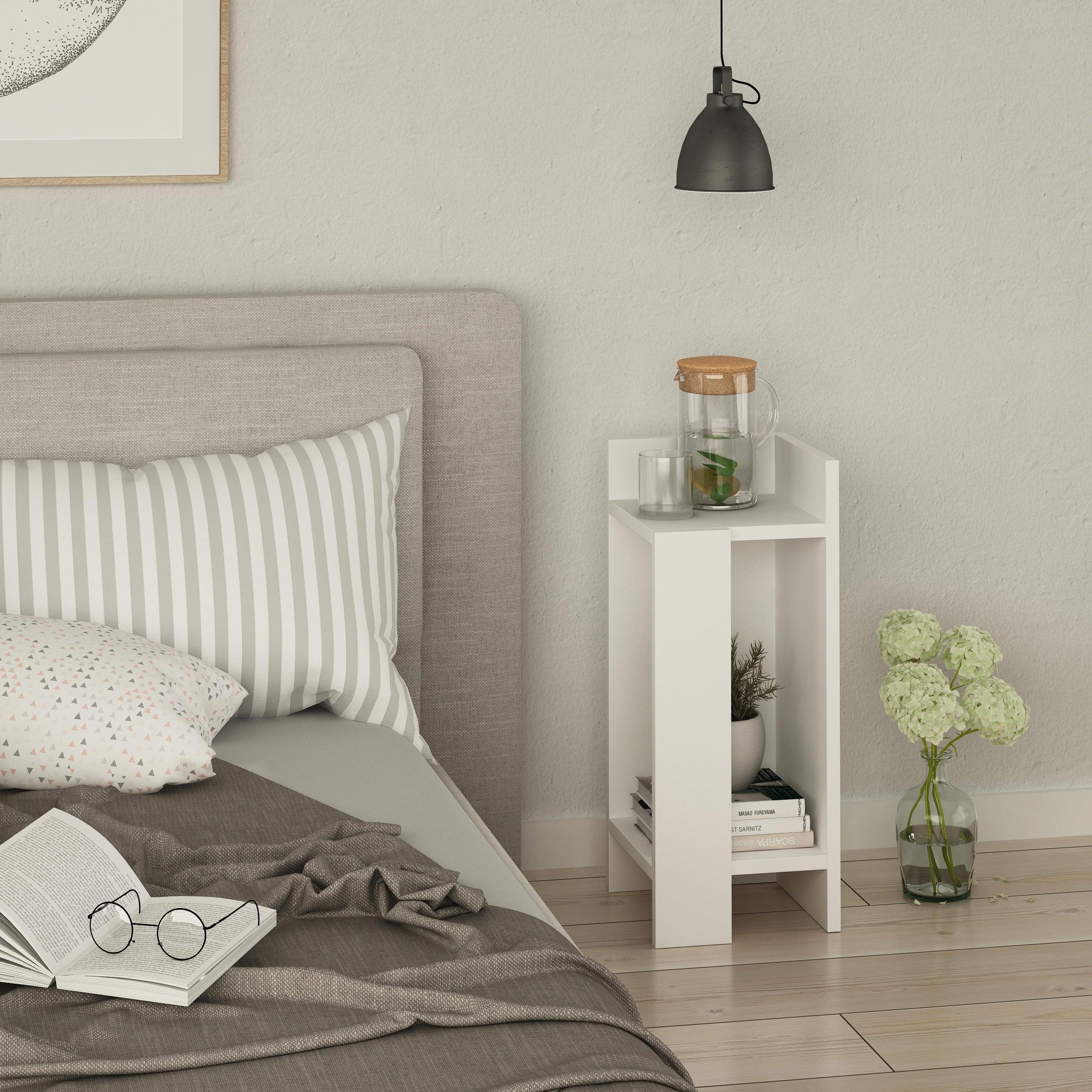 Decortieliving - Elos Modern Bedside Table Right Module 25cm Narrow