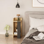 Decortieliving - Elos Modern Bedside Table Left Module 25cm Narrow
