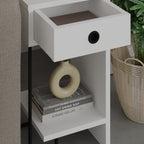 Decortieliving - Sirius Modern Bedside Table Right Module Bedroom Furniture W 32cm