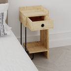 Decortieliving - Sirius Modern Bedside Table Right Module Bedroom Furniture W 32cm