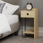 Decortieliving - Sirius Modern Bedside Table Right Module Bedroom Furniture W 32cm