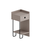 Decortieliving - Sirius Modern Bedside Table Right Module Bedroom Furniture W 32cm