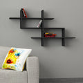 Decortieliving - Halic Wall Mounted Modern Bookcase Display Unit W 150cm