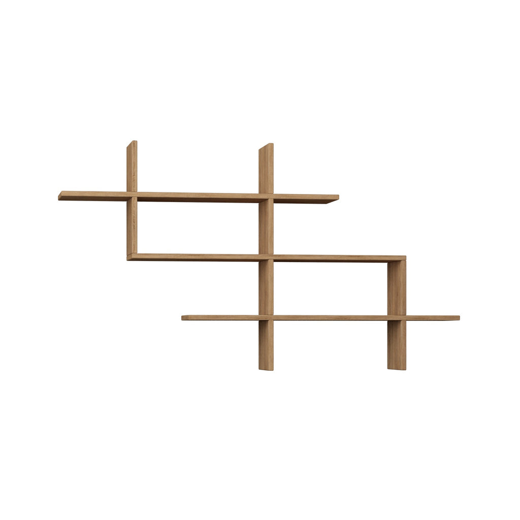 Decortieliving - Halic Wall Mounted Modern Bookcase Display Unit W 150cm