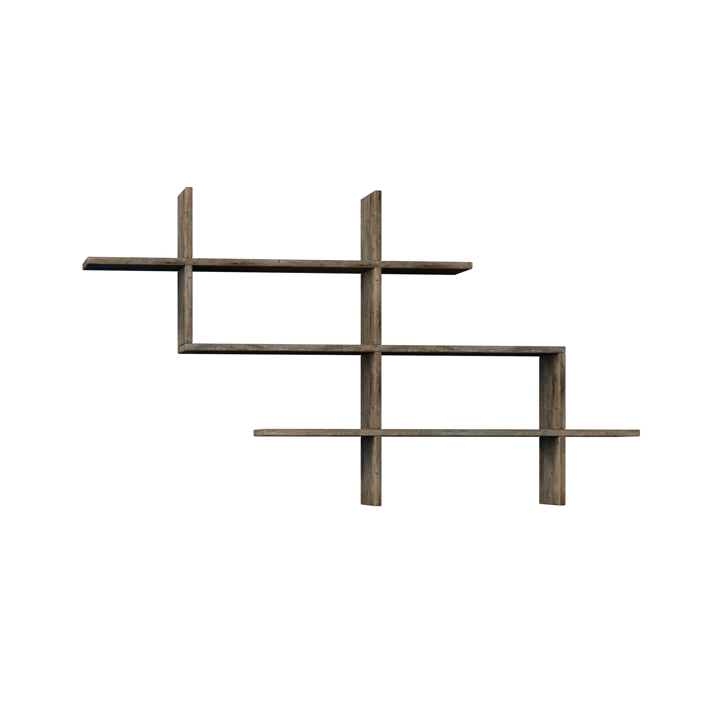 Decortieliving - Halic Wall Mounted Modern Bookcase Display Unit W 150cm