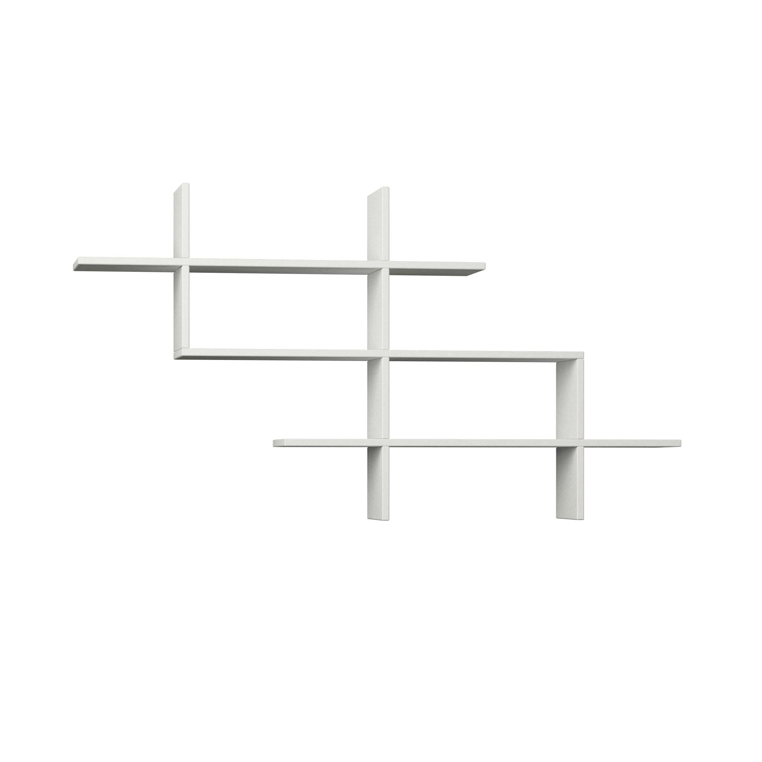 Decortieliving - Halic Wall Mounted Modern Bookcase Display Unit W 150cm