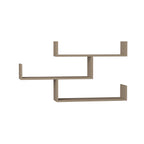 Decortieliving - Tibet Wall Shelf Unit – 119 cm Modern Floating Bookcase