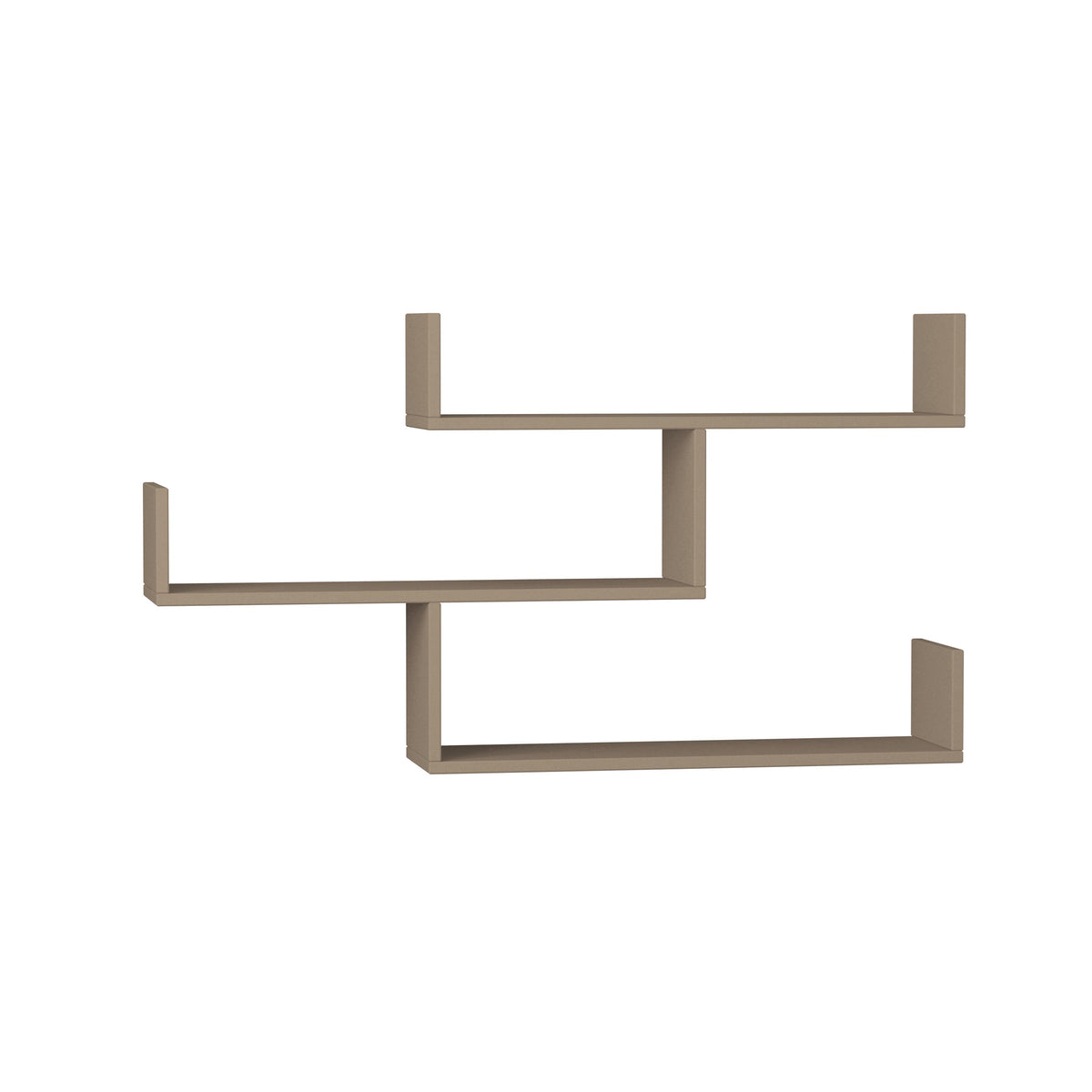 Decortieliving - Tibet Wall Shelf Unit – 119 cm Modern Floating Bookcase