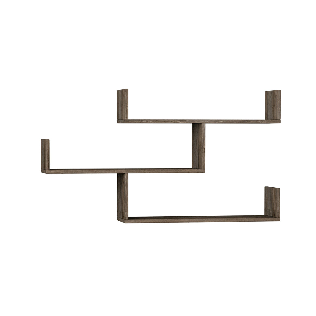 Decortieliving - Tibet Wall Shelf Unit – 119 cm Modern Floating Bookcase