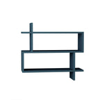Decortieliving - Paralel Wall Mounted Modern Bookcase Display Unit Medium W 70 cm