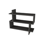 Decortieliving - Paralel Wall Mounted Modern Bookcase Display Unit Medium W 70 cm