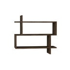 Decortieliving - Paralel Wall Mounted Modern Bookcase Display Unit Medium W 70 cm