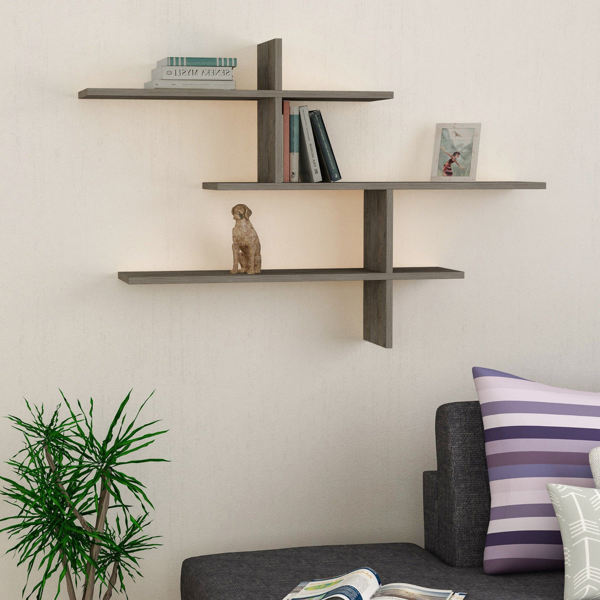Decortieliving - Leo Modern Floating Shelf Tall 80.5cm