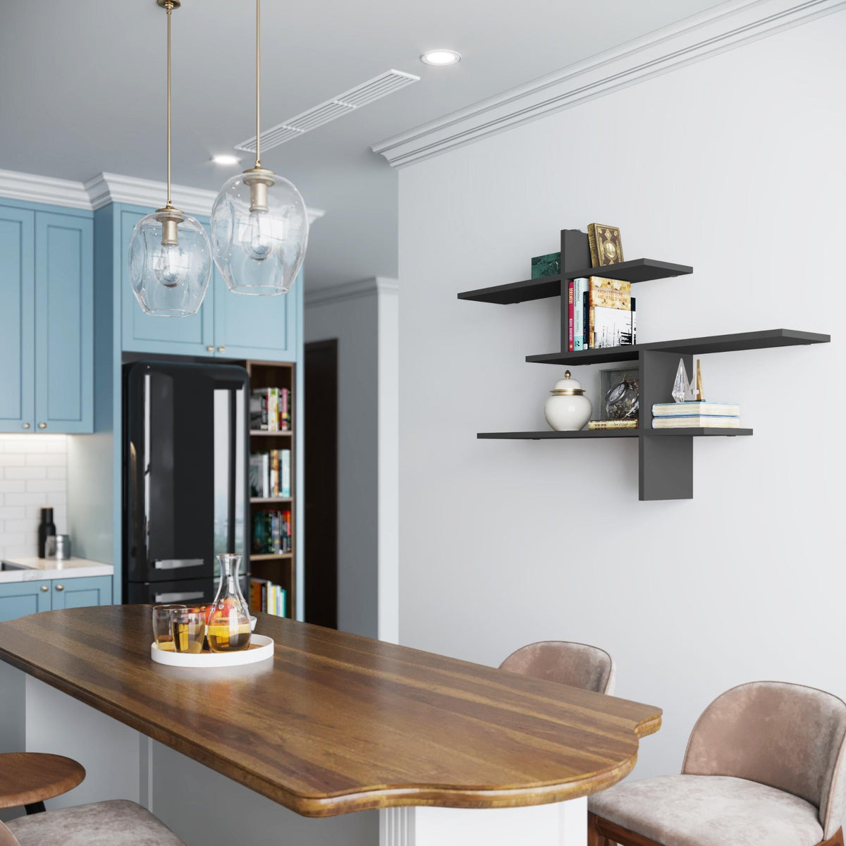 Decortieliving - Leo Modern Floating Shelf Tall 80.5cm