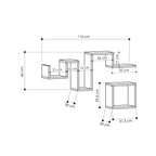Decortieliving - Follow Modern Floating Shelf 45cm