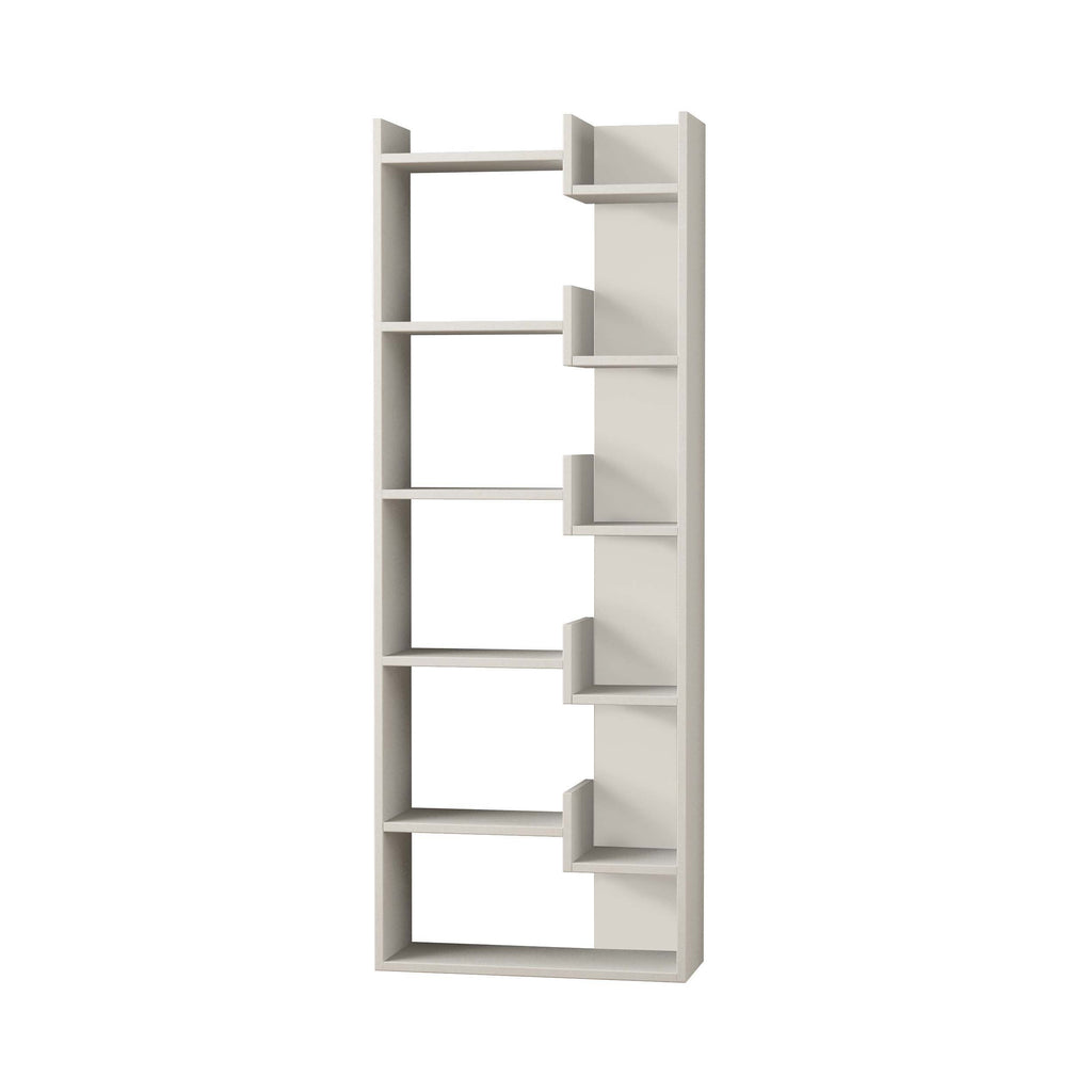 Decortieliving - Oppa Modern Bookcase Display Unit Tall 162.4cm