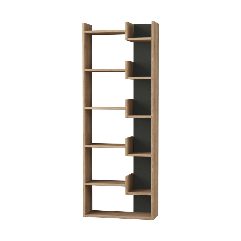 Decortieliving - Oppa Modern Bookcase Display Unit Tall 162.4cm
