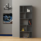 Decortieliving - Onda Modern Bookcase Display Unit Tall 166cm