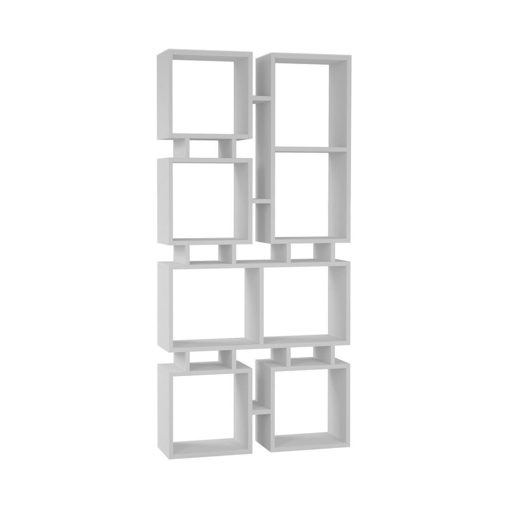 Decortieliving - Rail Modern Bookcase Display Unit No.1 Tall 166.5cm