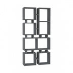 Decortieliving - Rail Modern Bookcase Display Unit No.1 Tall 166.5cm
