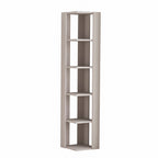 Decortieliving - Nati Modern Corner Bookcase Display Unit Tall 161cm