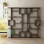 Decortieliving - Soto Modern Bookcase Display Unit Tall 173cm