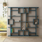 Decortieliving - Soto Modern Bookcase Display Unit Tall 173cm