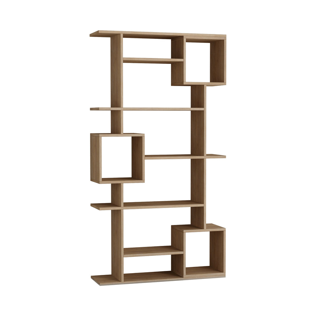 Decortieliving - Soto Modern Bookcase Display Unit Tall 173cm
