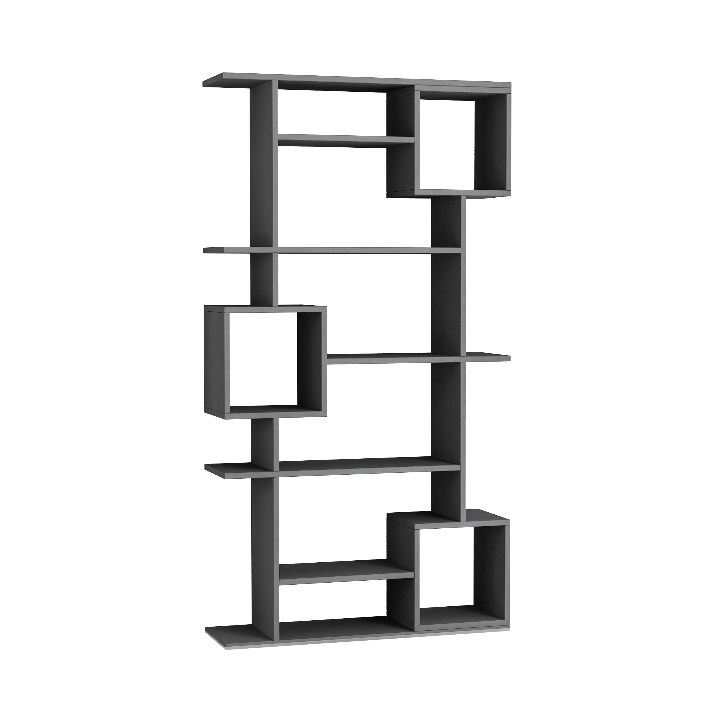 Decortieliving - Soto Modern Bookcase Display Unit Tall 173cm