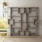 Decortieliving - Soto Modern Bookcase Display Unit Tall 173cm