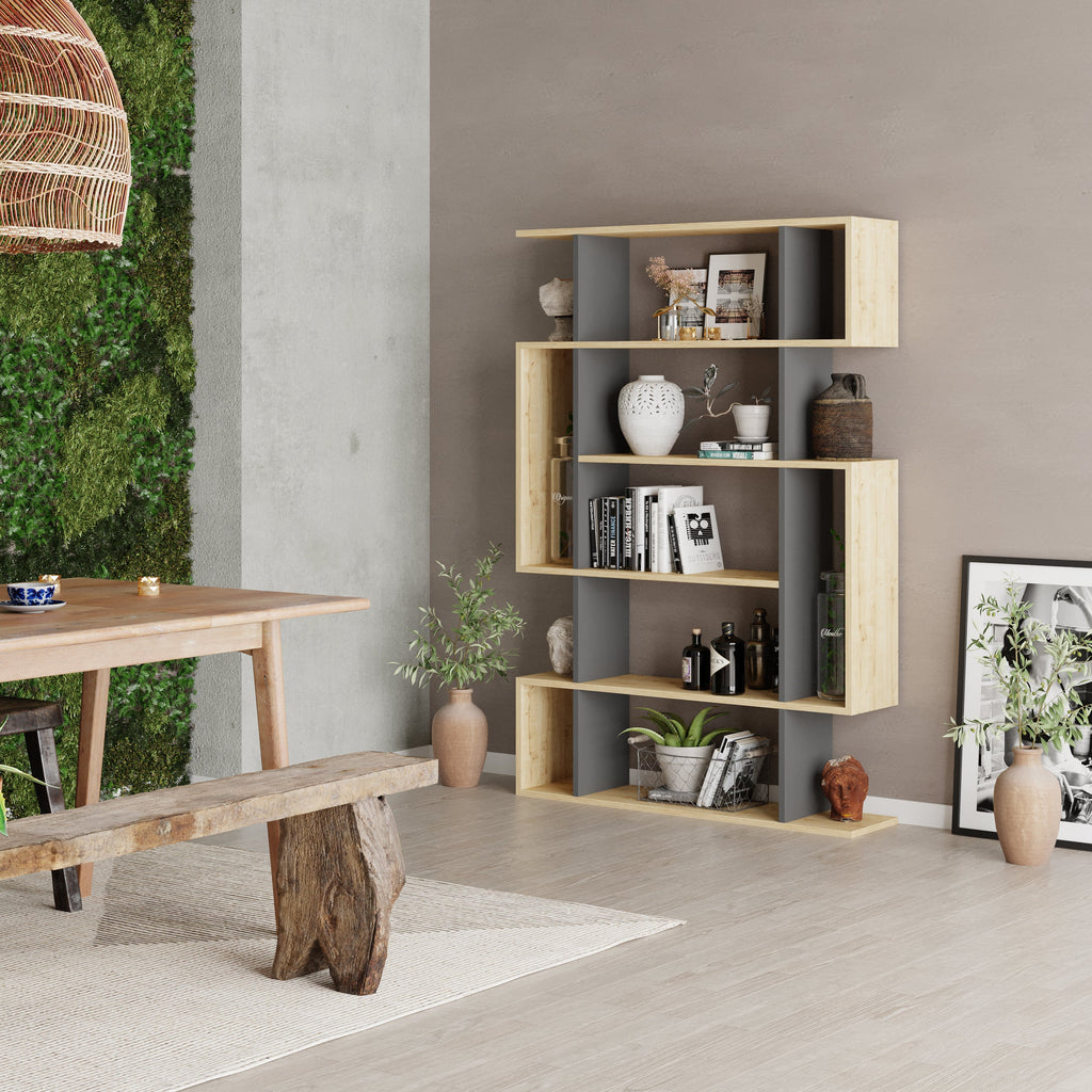Decortieliving - Mito Modern Bookcase Display Tall 161cm