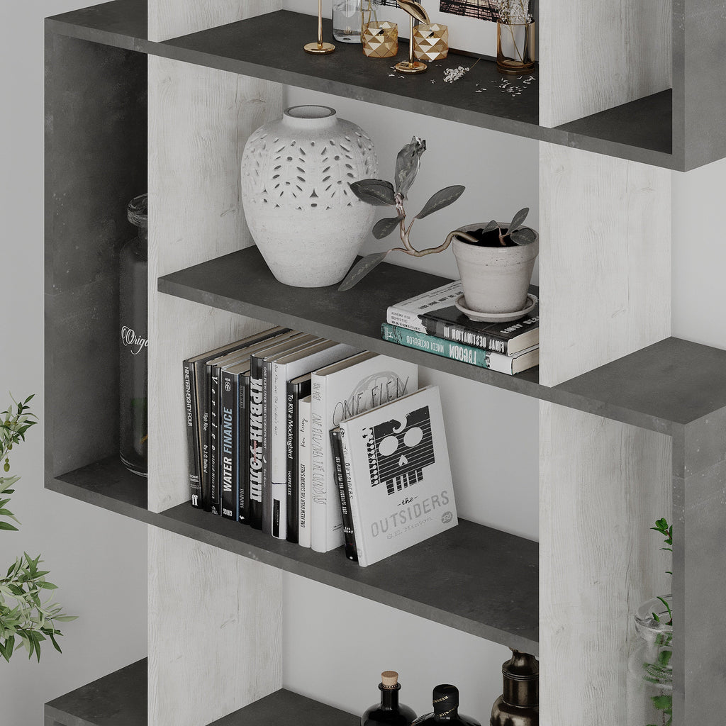 Decortieliving - Mito Modern Bookcase Display Tall 161cm